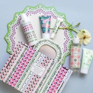 Cath Kidston Roots & Raindrops Body Pamper Playful Patterned Handbag Tote